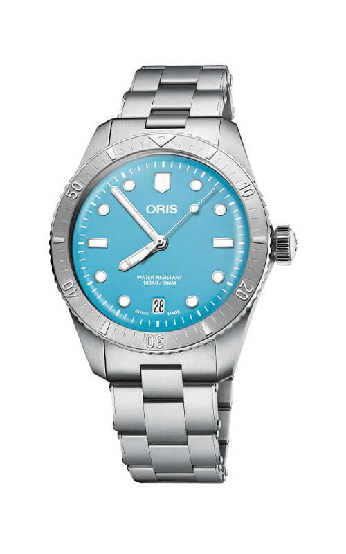 Oris Divers Sixty-Five Cotton Candy Watch 01 733 7771 4055-07 8 19 18