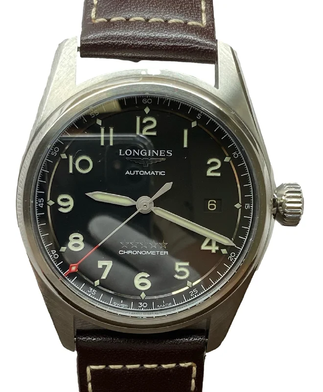 Longines Spirit 40mm L3.810.4 Black Dial Automatic Men's Watch