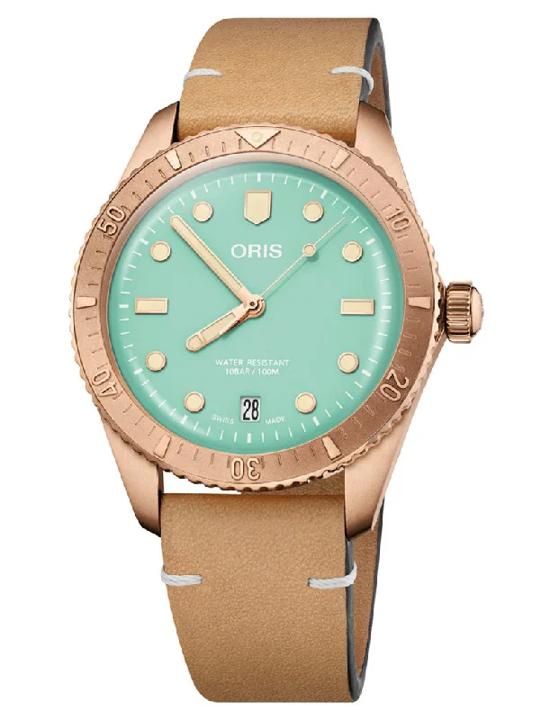 Oris Diving  Divers Sixty-Five Bronze Cotton Candy - 01-733-7771-3157-07-5-19-04BR