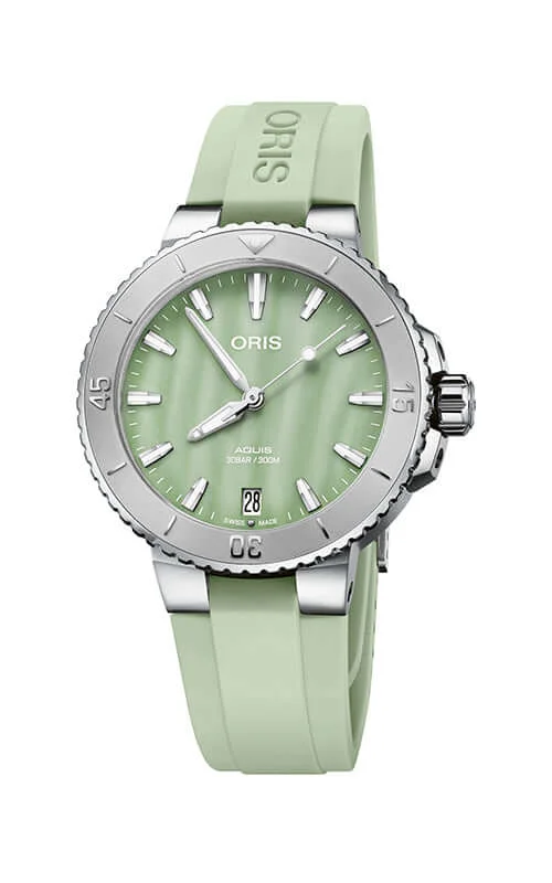 Oris Aquis Date Mother of Pearl Watch 01 733 7770 4157-07 4 18 67FC