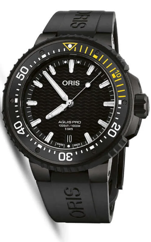 Oris AquisPro Date Calibre 400 Diver Watch 01 400 7767 7754-07 4 26 64BTEB