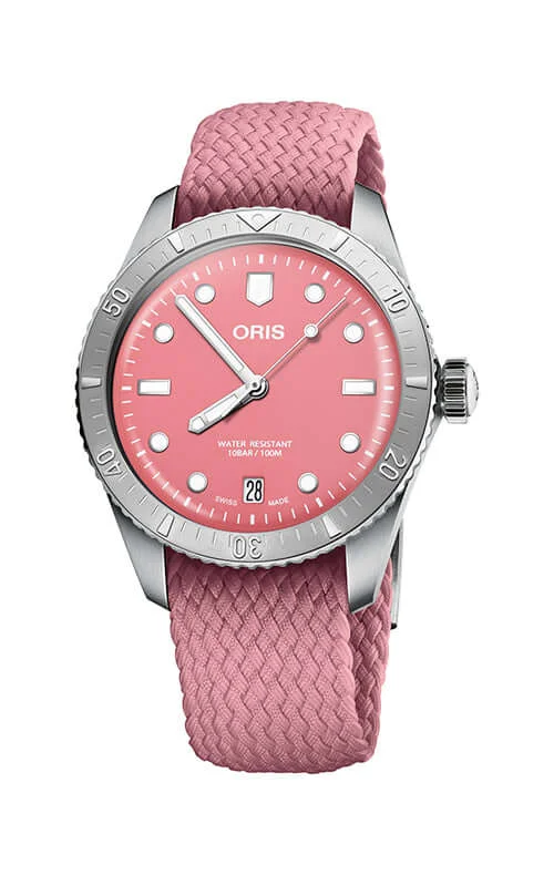 Oris Divers Sixty-Five Cotton Candy Watch 01 733 7771 4058-07 3 19 04S