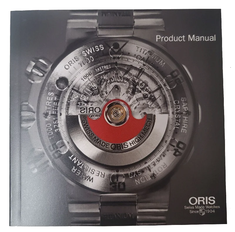 Oris Watch Product Manual Instruction Booklet