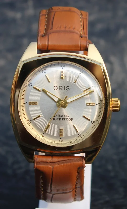 Hand Winding Watch ORIS Vintage 17 Jewels FHF ST96 Mechanical Hand Wind Swiss Made