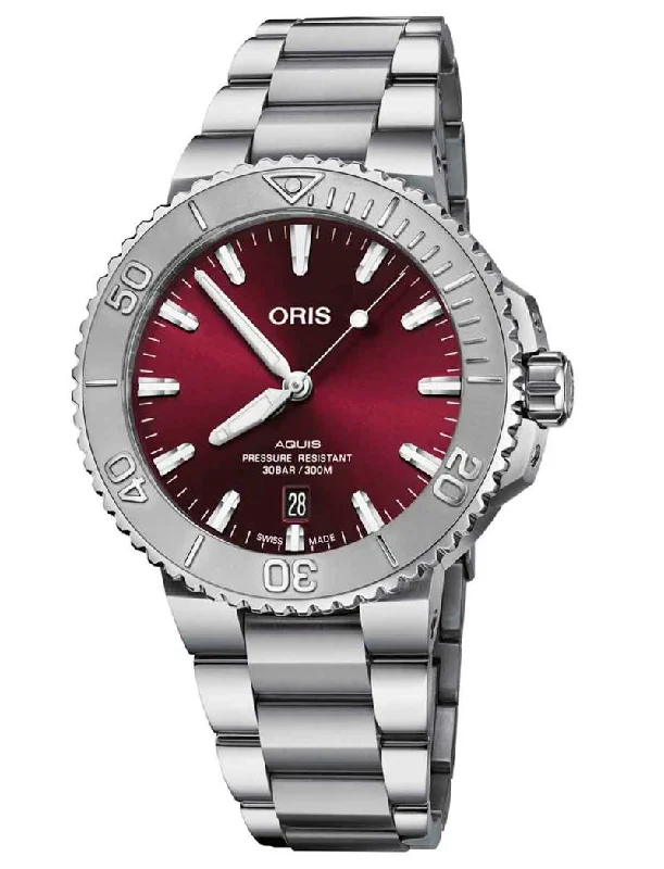 Oris Diving  Aquis Date - 01-733-7766-4158-07-8-22-05PEB