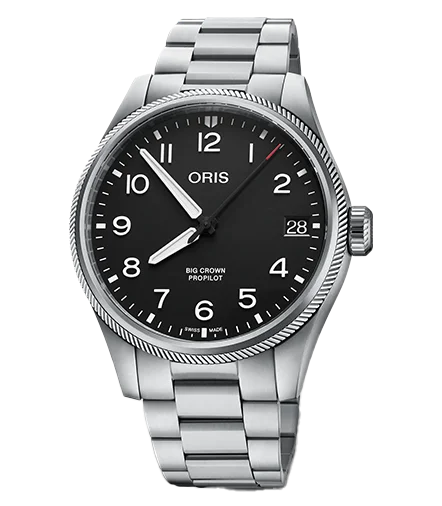 Oris Big Crown ProPilot Big Date Watch with Black Dial, 41mm