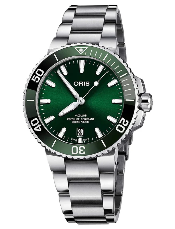 Oris Diving  Aquis Date - 01-733-7766-4157-07-8-22-05PEB