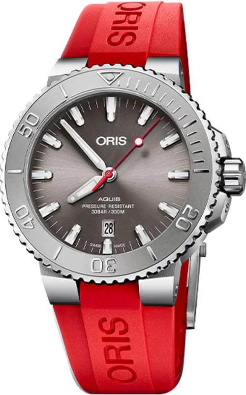 Oris Aquis Date Relief Mens Watch 01 733 7730 4153-07 4 24 66EB