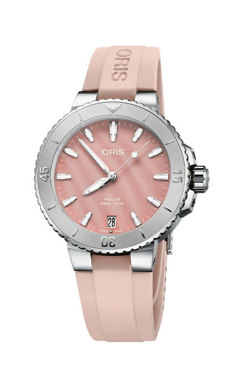 Oris Aquis Date Mother of Pearl Watch 01 733 7770 4158-07 4 18 66FC