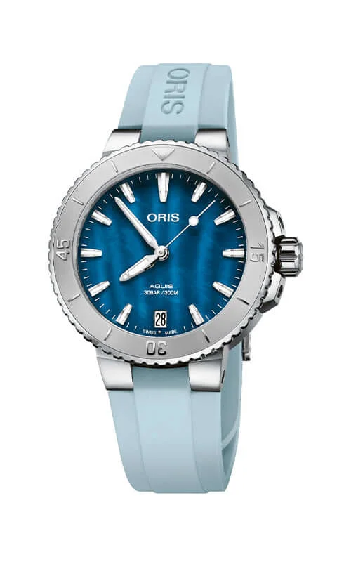 Oris Aquis Date Mother of Pearl Watch 01 733 7770 4155-07 4 18 65FC