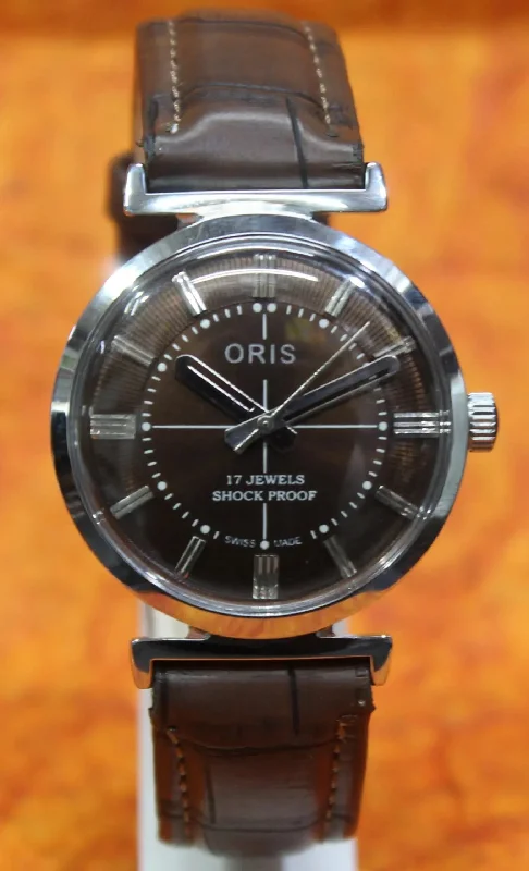 Men's Antique Watch ORIS Vintage 17 Jewels ST96 Mechanical Hand Wind Mechanism