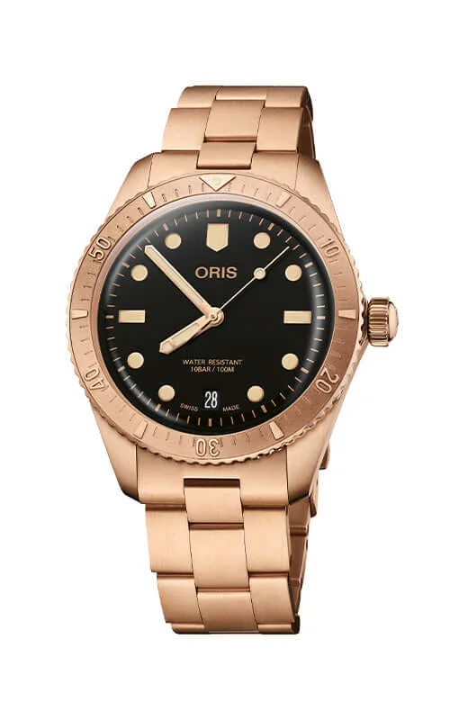 Oris Divers Sixty-Five Cotton Candy Sepia Watch 01 733 7771 3154-07 8 19 15